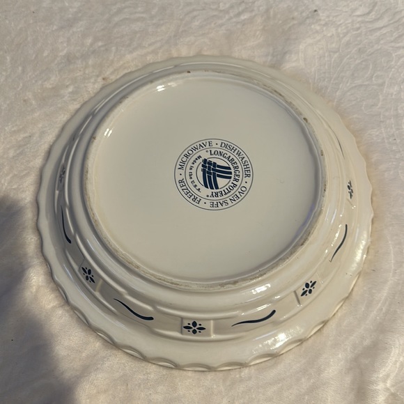 Longaberger Kitchen Longaberger Pottery Pie Plate Inches Poshmark